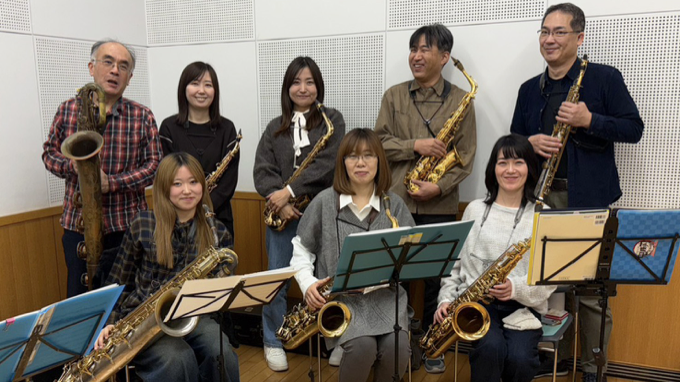 ACF2026出演団体紹介 第6弾！
静岡で活動するサックスアンサンブル
結成25年を越え、初のACFのステージへ
楽器を吹くとすぐにお腹が空く腹ペコ（La faim）集団。